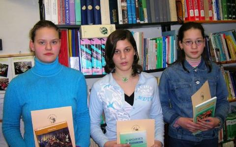 2006. Városi Biológia enciklopédia könyvtárismereti verseny Kormos Györgyi 3. hely